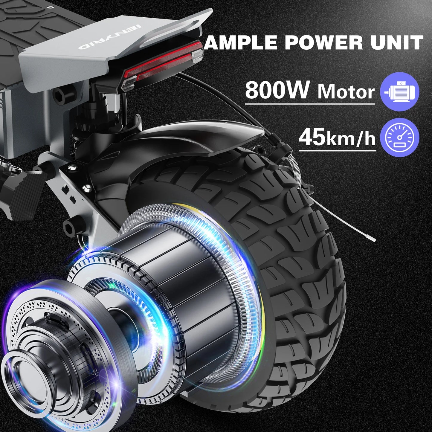 IENYRID S1 Black Folding Electric Scooter